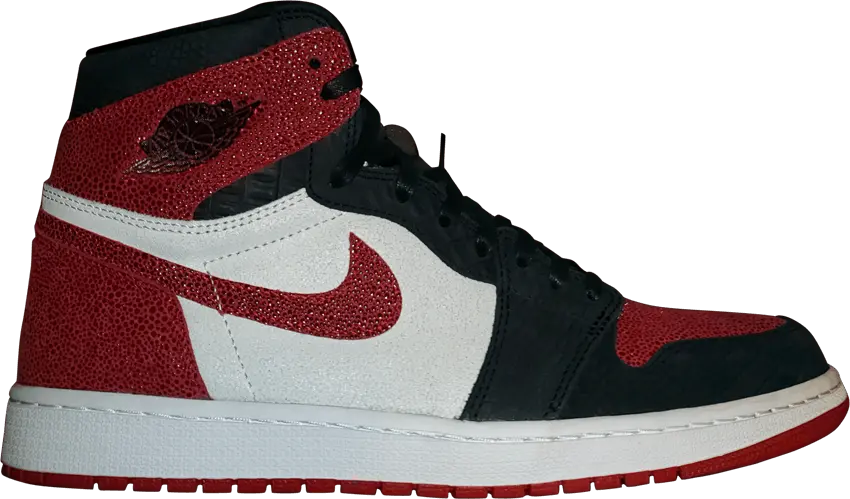  Air Jordan 1 Retro High OG &#039;Black Crimson&#039; Sample