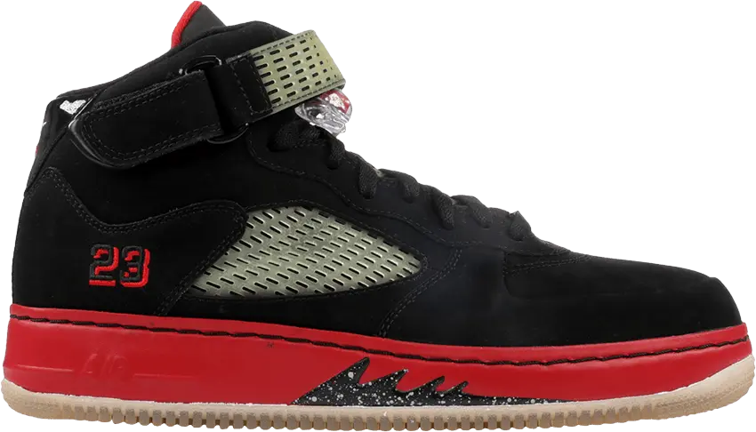  Air Jordan Fusion 5 GS &#039;Black&#039;