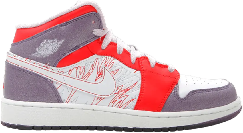  Air Jordan 1 Premium GS &#039;Grey Violet&#039;