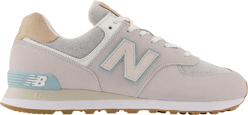  New Balance 574 Grey White Light Blue Gum