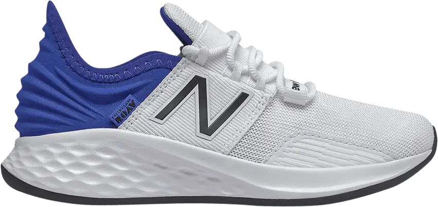  New Balance Fresh Foam Roav Big Kid &#039;White Team Royal&#039;