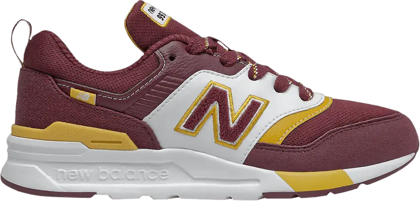  New Balance 997H Big Kid &#039;Burgundy Gold&#039;