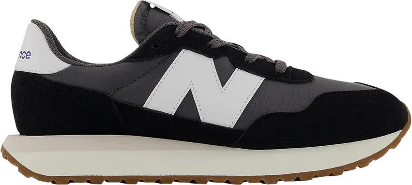  New Balance 237 Big Kid Wide &#039;Black Moonbeam&#039;