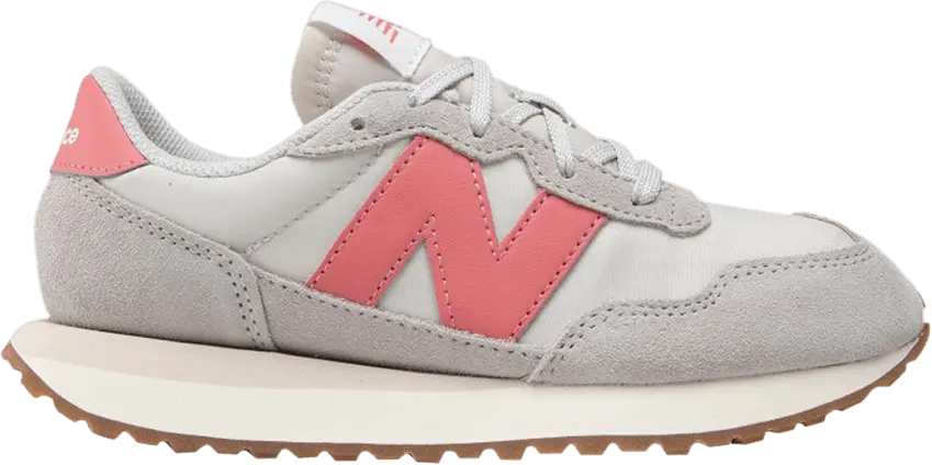  New Balance 237 Big Kid Wide &#039;Rain Cloud Natural Pink&#039;