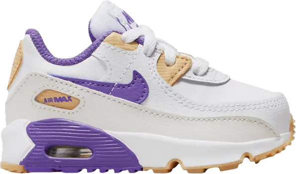  Nike Air Max 90 Leather TD &#039;White Action Grape&#039;