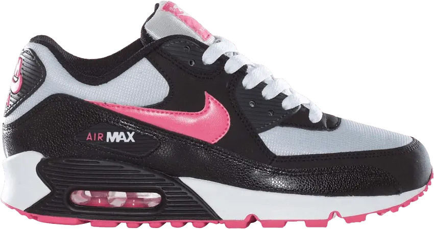  Nike Air Max 90 2007 GS &#039;Pure Platinum Dynamic Pink&#039;