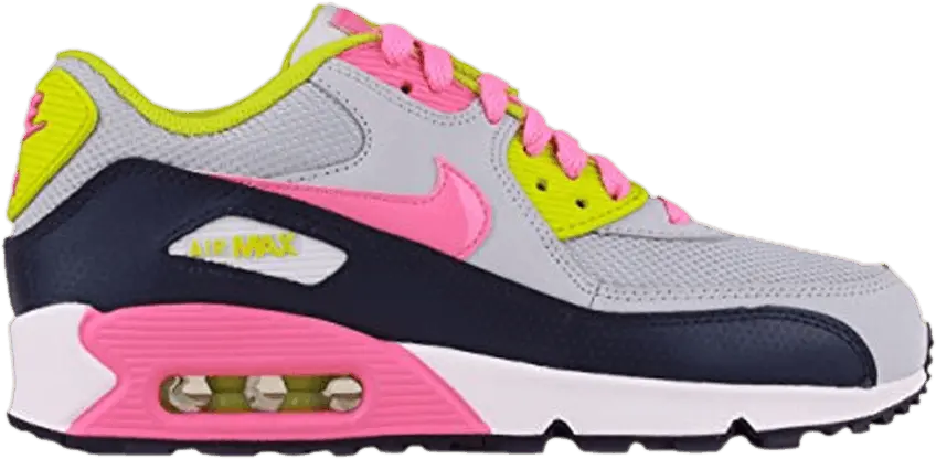  Nike Air Max 90 GS &#039;Pink Glow Venom Green&#039;