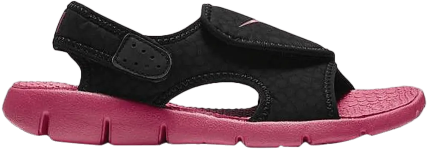  Nike Sunray Adjust 4 GS &#039;Black Rush Pink&#039;