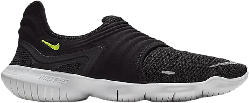  Nike Wmns Free RN Flyknit 3.0 &#039;Black Volt&#039;
