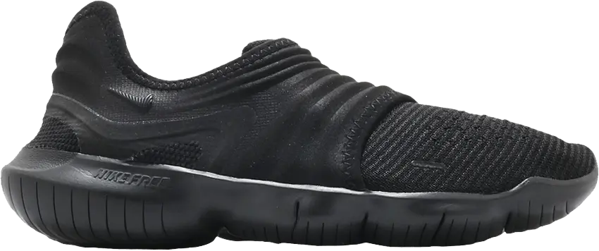  Nike Wmns Free RN Flyknit 3.0 &#039;Triple Black&#039;