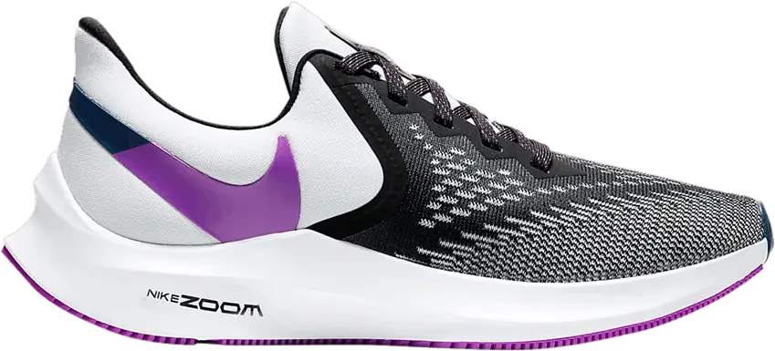  Nike Wmns Air Zoom Winflo 6 &#039;Black Vivid Purple&#039;