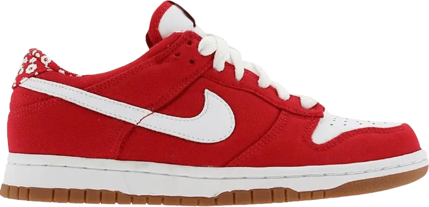  Nike Wmns Dunk Low CL &#039;Liberty Fabric Pack - Varsity Red&#039;