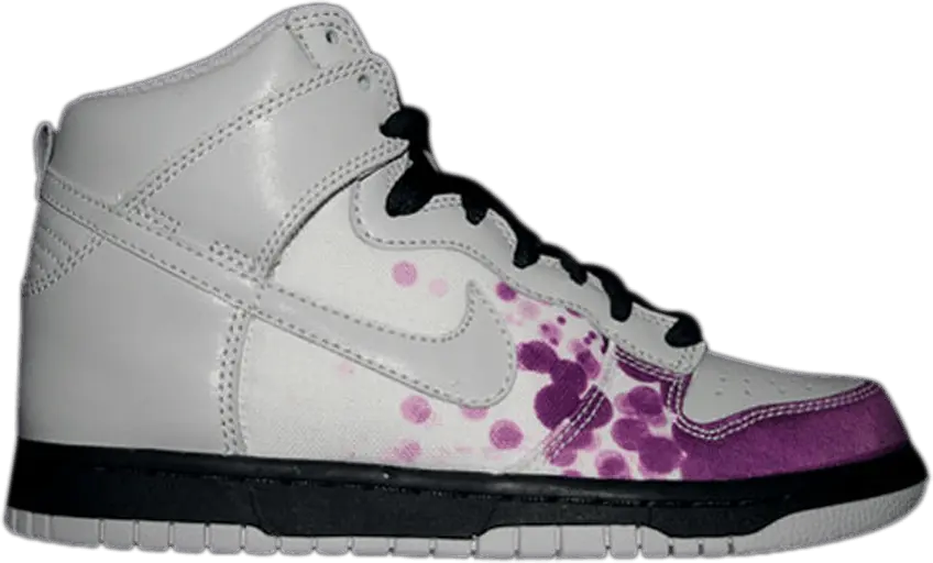  Nike Wmns Dunk High &#039;Paint Blotting Pack - Grey Red Plum&#039;