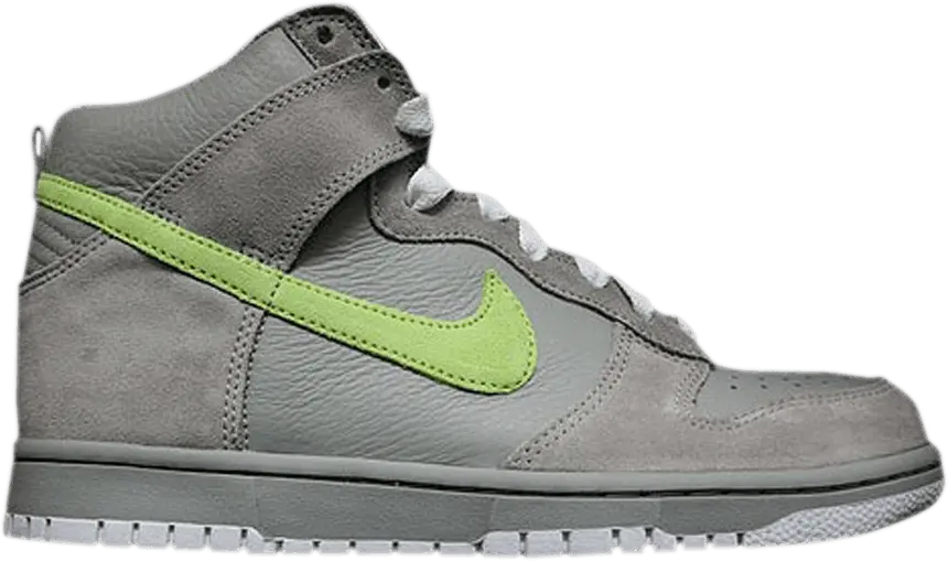  Nike Wmns Dunk High &#039;Medium Grey Liquid Lime&#039;