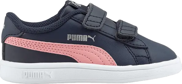  Puma Smash V2 L V Infant &#039;Peacoat Peony&#039;