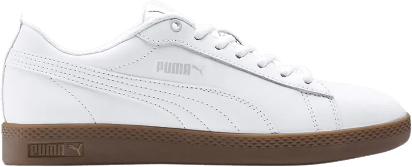  Puma Wmns Smash V2 L &#039;White Gum&#039;