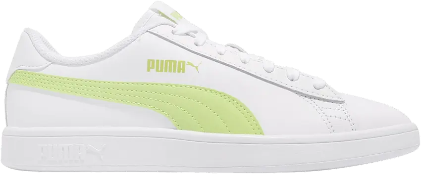  Puma Smash v2 Leather &#039;White Sharp Green&#039;