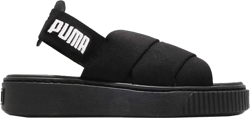  Puma Wmns Platform Sandal &#039;Black&#039;