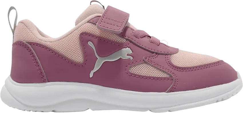  Puma Fun Racer AC Little Kid &#039;Lotus Silver&#039;