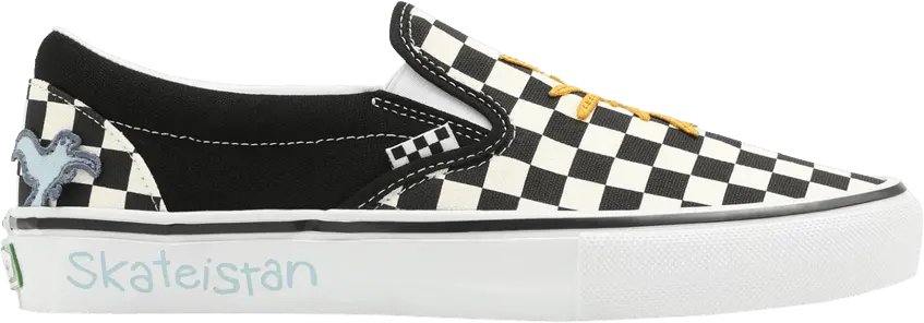  Vans Skateistan x Skate Slip-On &#039;Checkerboard&#039;