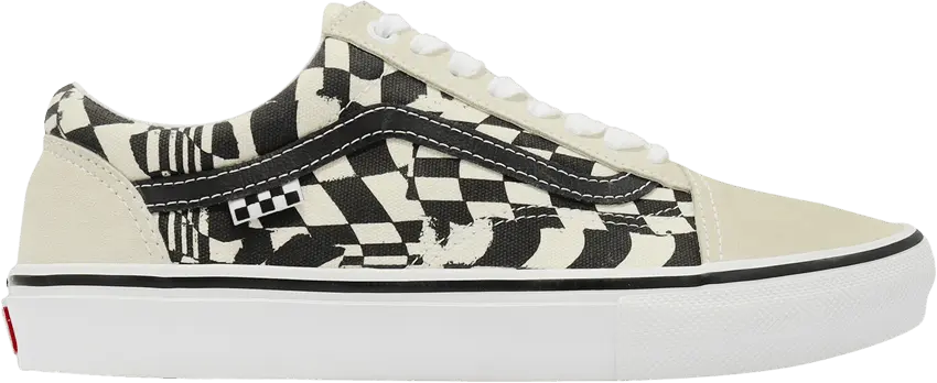  Vans Skate Old Skool &#039;Checkerwarp - Black White&#039;