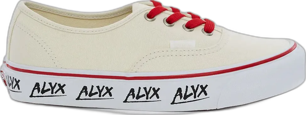  Vans Authentic ALYX White