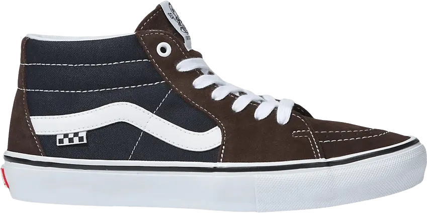 Vans Skate Grosso Mid &#039;Dark Brown Navy&#039;