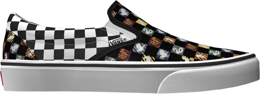  Vans Harry Potter x Classic Slip-On Custom &#039;House Mascots&#039;