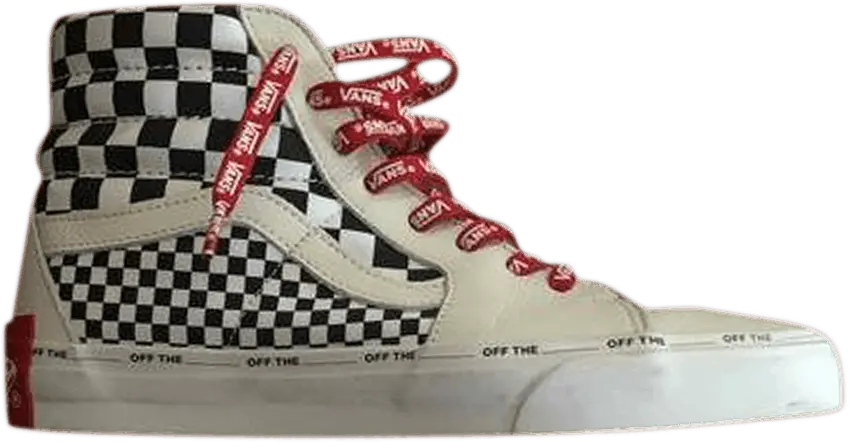  Vans Sk8-Hi &#039;Mixed Check - Cream&#039;