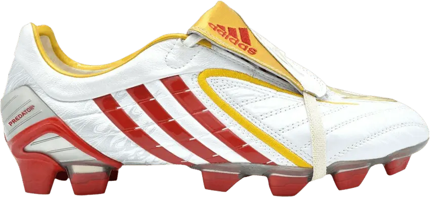  Adidas Predator Powerswerve TRX FG &#039;White Red Gold&#039;