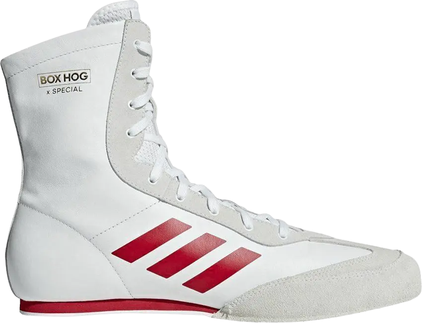 Adidas Box Hog X Special &#039;White Scarlet&#039;