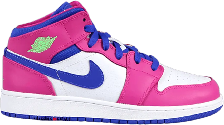  Air Jordan 1 Mid GG &#039;Vivid Pink&#039;