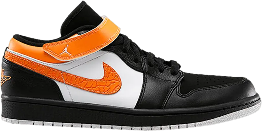  Air Jordan 1 Strap Low &#039;Black Bright Cirtus&#039;