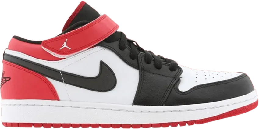  Air Jordan 1 Strap Low &#039;Black Toe&#039;