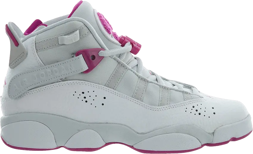 Jordan 6 Rings GS &#039;Platinum Fuchsia&#039;