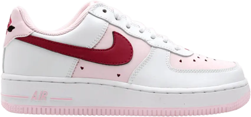  Nike Air Force 1 Low Cardinal Red Pink (GS)