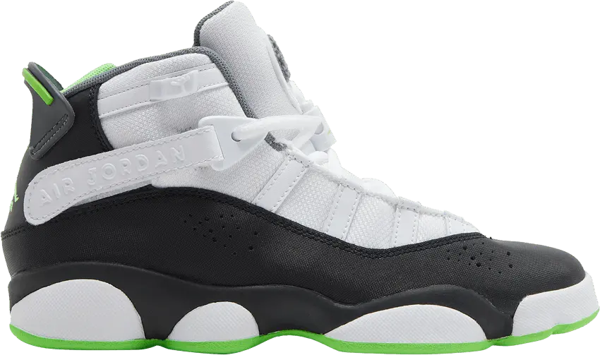  Jordan 6 Rings White Black Green (GS)