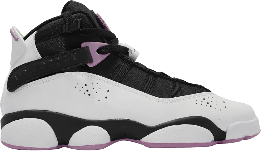  Jordan 6 Rings GS &#039;White Light Purple&#039;