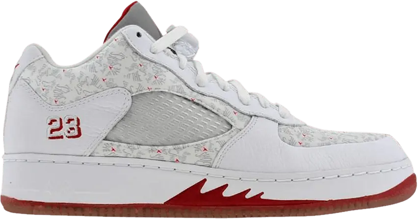  Air Jordan Force 5 Low GS &#039;White Varsity Red&#039;