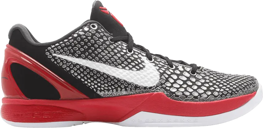  Nike Zoom Kobe 6 GS &#039;Black Varsity Red&#039;