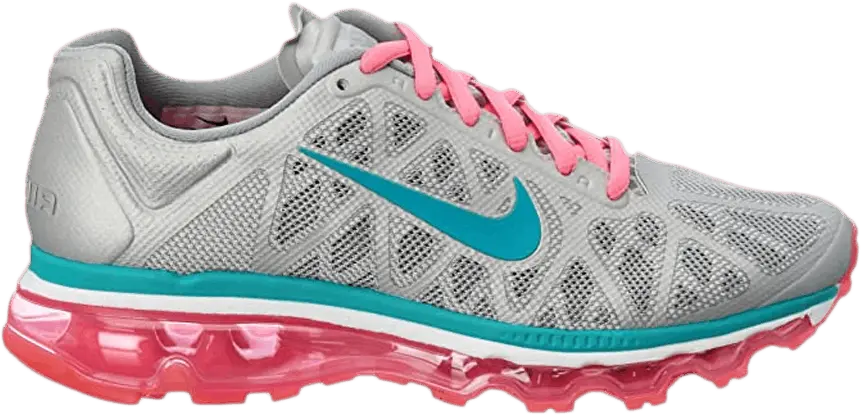  Nike Air Max 2011 GS &#039;Metallic Silver Turquoise Pink&#039;