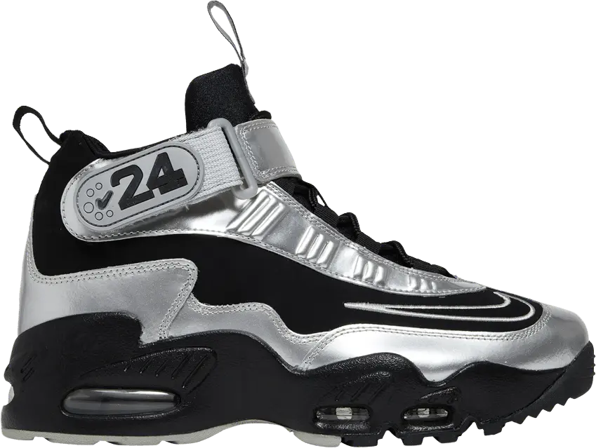  Nike Air Griffey Max 1 GS &#039;Black Metallic Silver&#039;