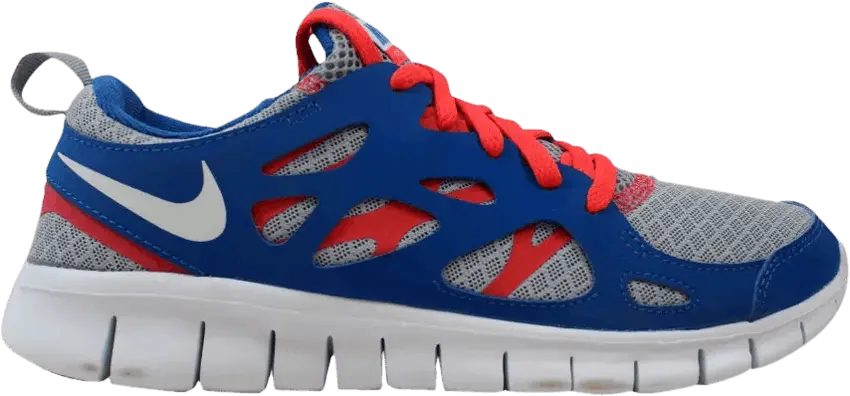  Nike Free Run 2 GS &#039;Grey Crimson Blue&#039;