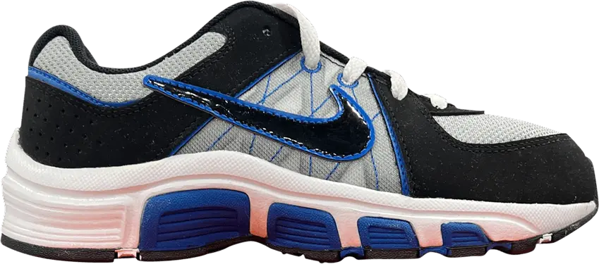 Nike T-Run 5 GS PS &#039;Metallic Silver Black Blue Spark&#039;