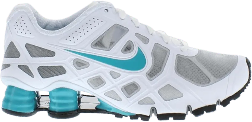  Nike Shox Turbo 12 GS &#039;Metallic Silver Bright Turquoise&#039;