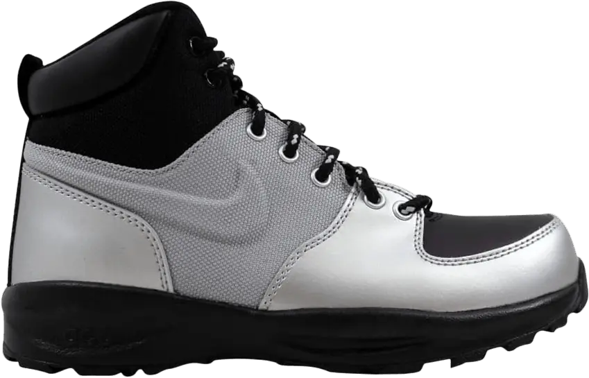  Nike Manoa Leather GS &#039;Metallic Silver&#039;