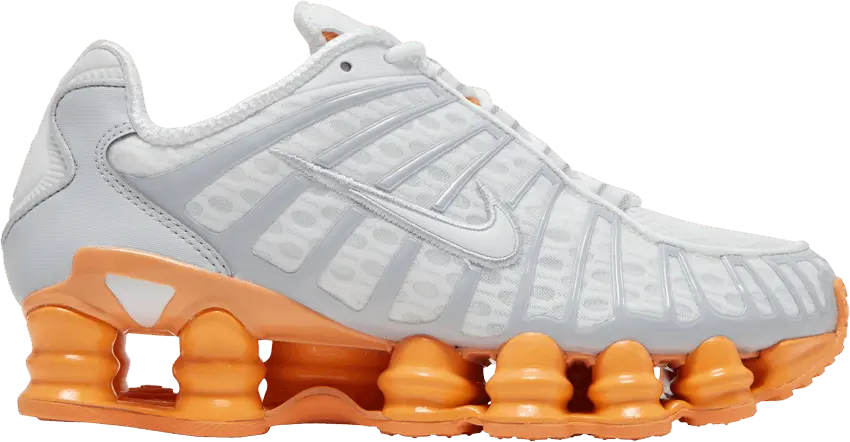 Nike Shox TL Pure Platinum Fuel Orange (Women&#039;s)