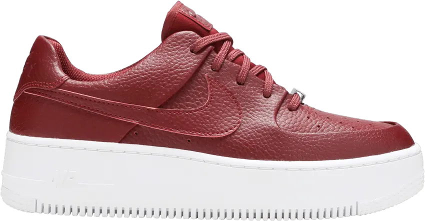  Nike Air Force 1 Sage Low Team Red (Women&#039;s)