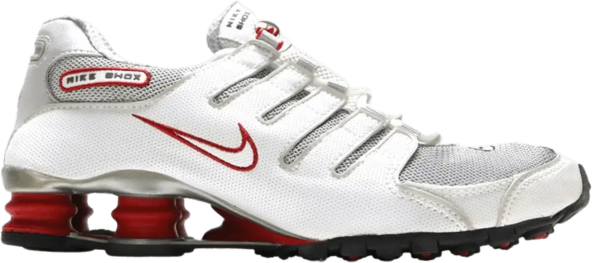  Nike Shox NZ &#039;Neutral Grey Sport Red&#039;