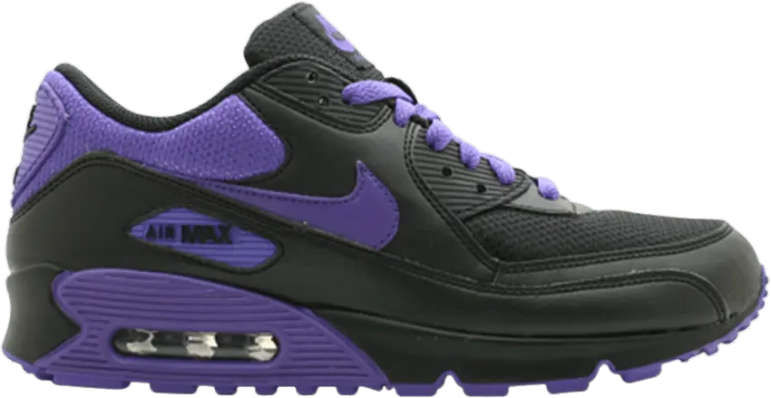  Nike Wmns Air Max 90 &#039;Black Varsity Purple&#039;